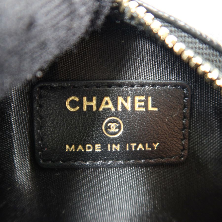 CHANEL 牛皮皮革Coin Case零錢包-5