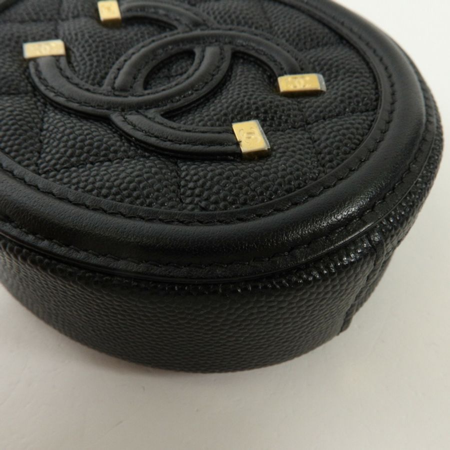 CHANEL 牛皮皮革Coin Case零錢包-12