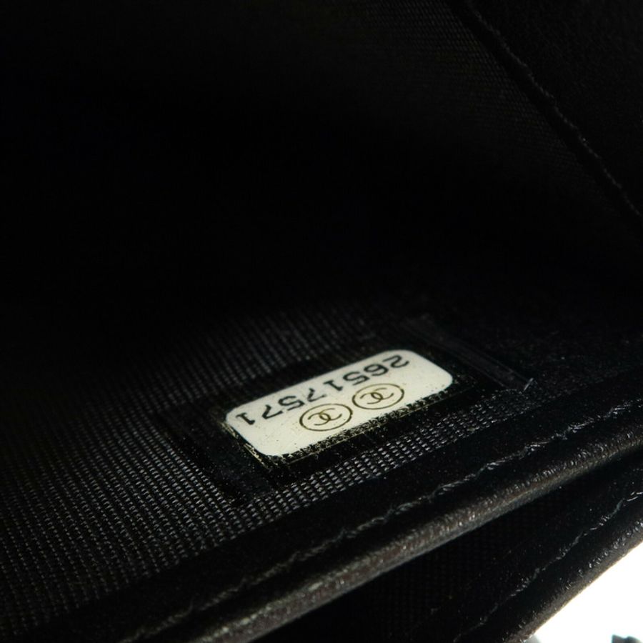CHANEL 牛皮皮革CC Filigree Zipper Long Wallet長錢包-6
