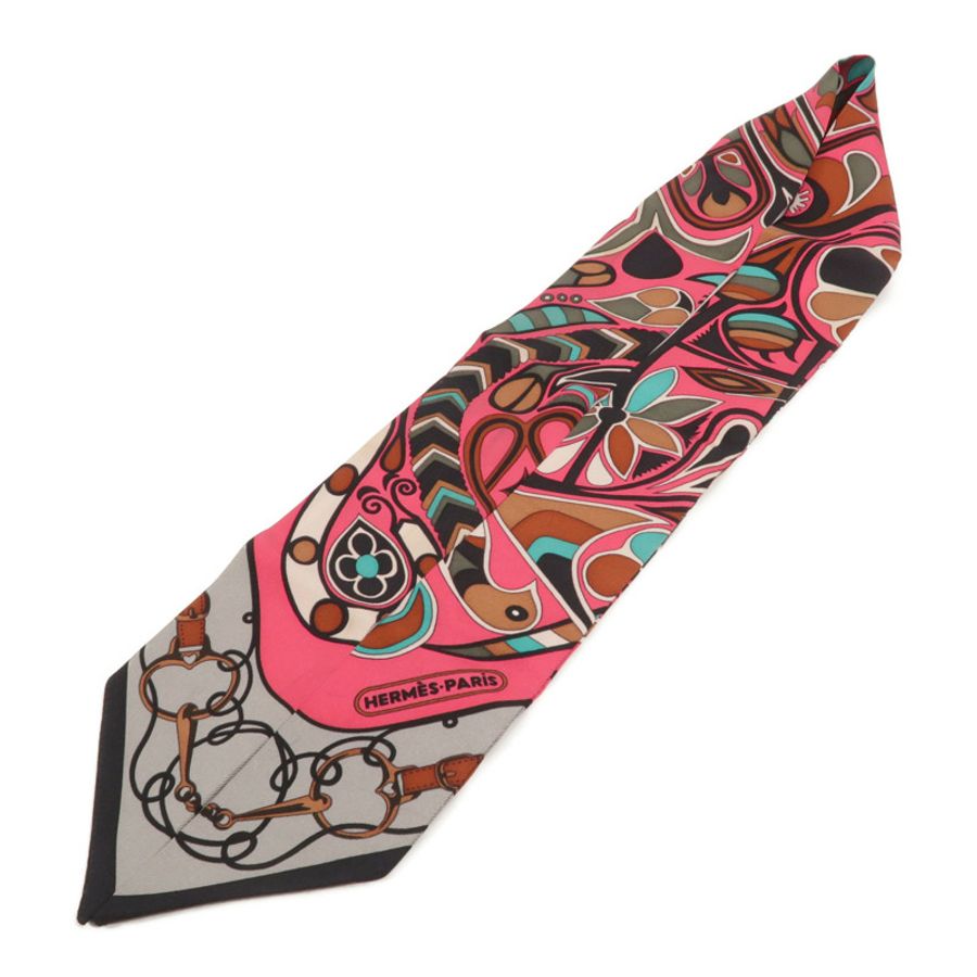 HERMES 絲質Twilly絲巾-2