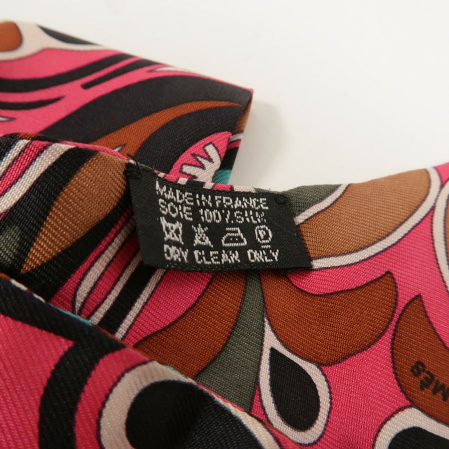 HERMES 絲質Twilly絲巾-5