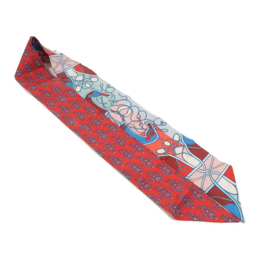 HERMES 絲質Twilly絲巾-3