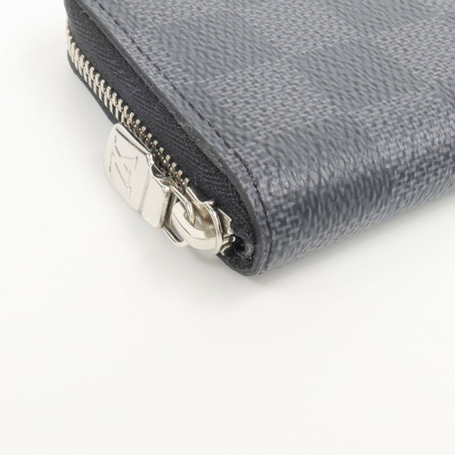LOUIS VUITTON Damier Graphite Zippy Coin Purse零錢包-10