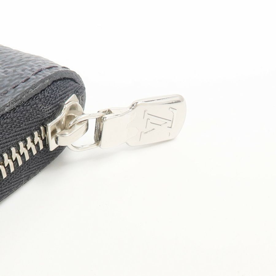 LOUIS VUITTON Damier Graphite Zippy Coin Purse零錢包-13