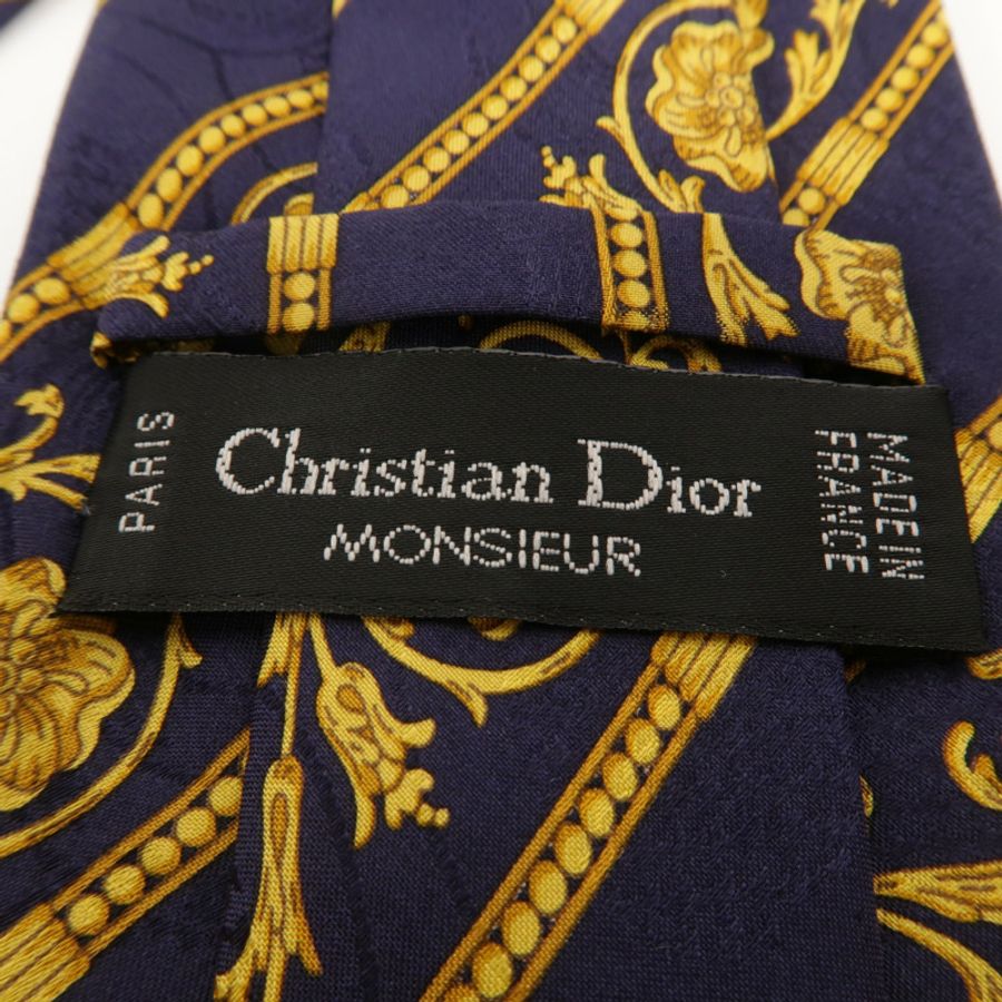 Dior 絲質Monsieur Tie & Pocket Square領帶-4