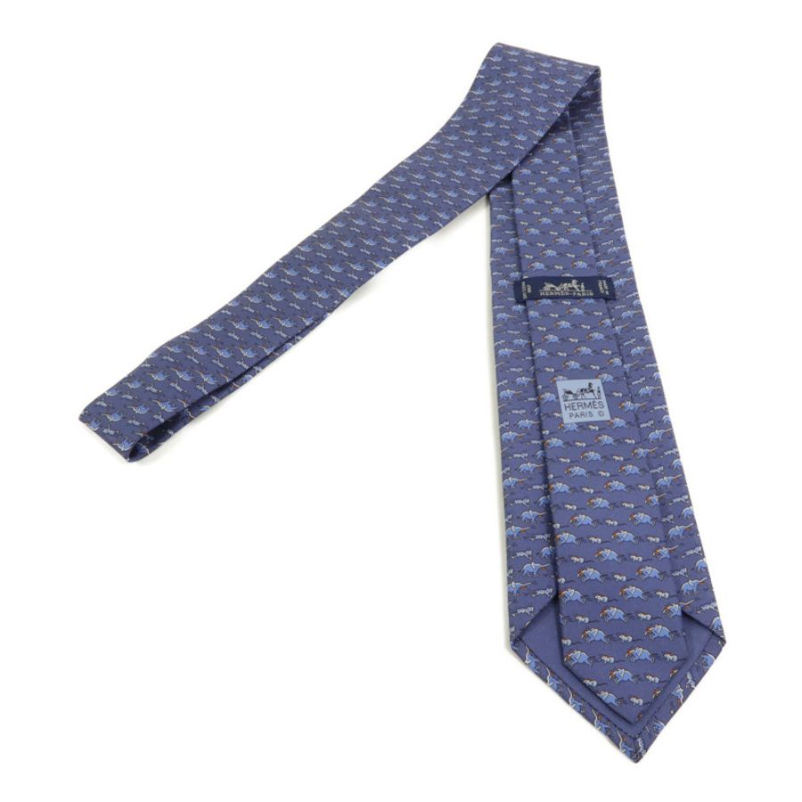 HERMES 絲質Necktie領帶-1
