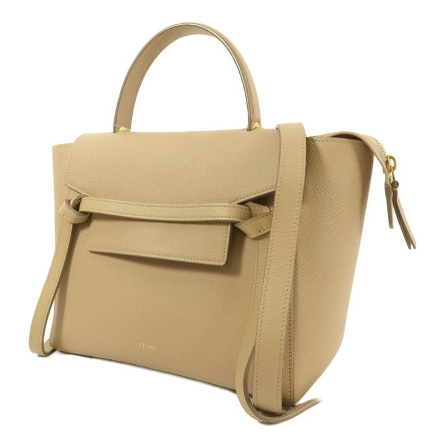 CELINE 牛皮皮革Micro Belt Bag手挽肩背兩用袋-2
