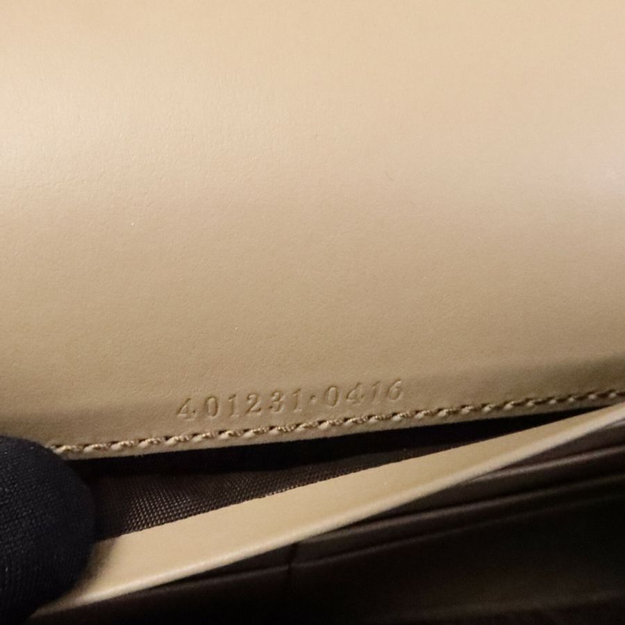 GUCCI 塗層帆布Dionysus Wallet On Chain鏈帶肩背袋-7