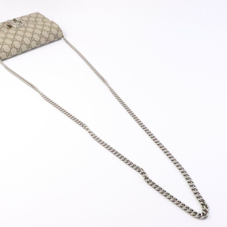GUCCI 塗層帆布Dionysus Wallet On Chain鏈帶肩背袋-8