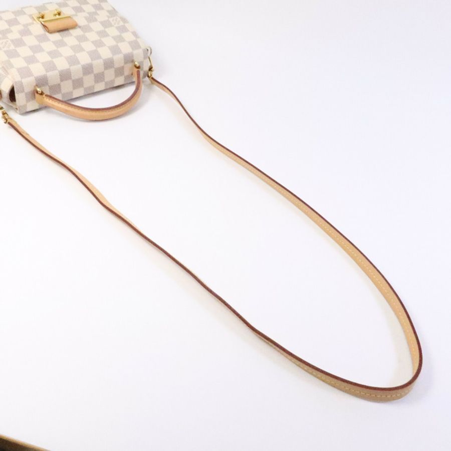 LOUIS VUITTON Damier Azur Croisette手挽肩背兩用袋-7