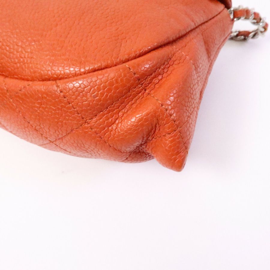 CHANEL 牛皮皮革Chain Shoulder肩背袋-12