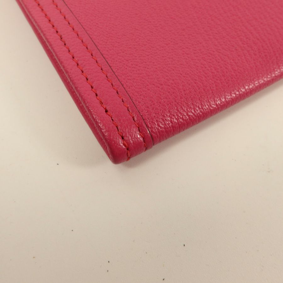 HERMES Chevre皮革Jige Elan 29手拿包Rose Pourpre-11