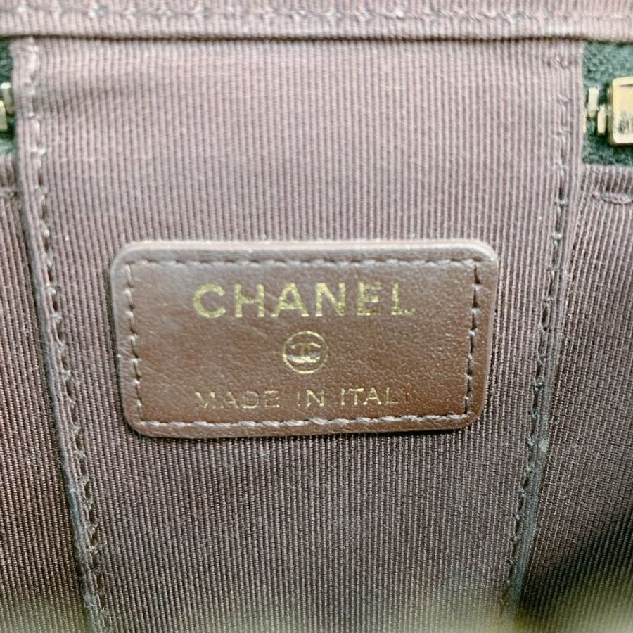 MS0737 Chanel 香奈兒 鏈條 化妝盒子 迷你 顆粒牛皮 魚子醬牛皮 黑色 金扣  Vanity Case Mini 10cm With Chain Grianed Calfskin Black x GHW-17