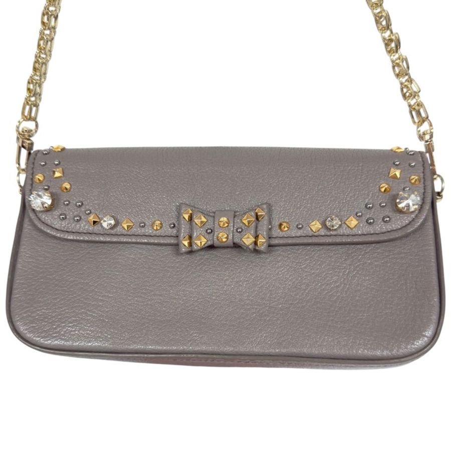 MIU MIU *自加鏈＞送無品牌扣＋無品牌鏈帶* 水鑽 肩背包-5