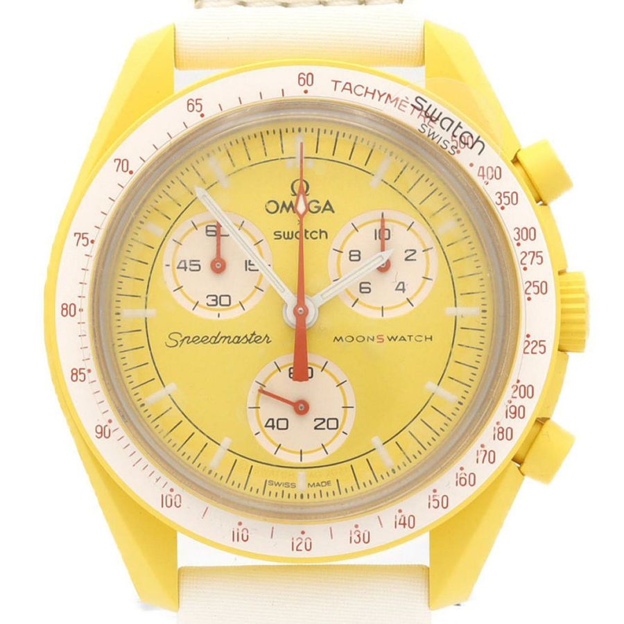Swatch x Omega Mission to the Sun SO33J100 生物陶瓷石英腕錶-0