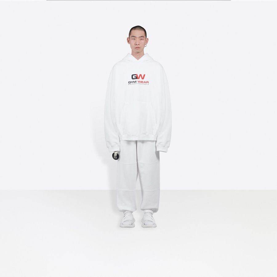 Balenciaga 男士 印花連帽衛衣XS S M碼-3