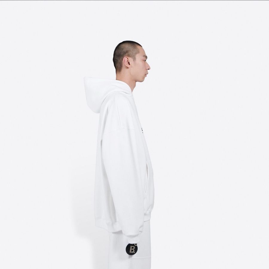 Balenciaga 男士 印花連帽衛衣XS S M碼-6