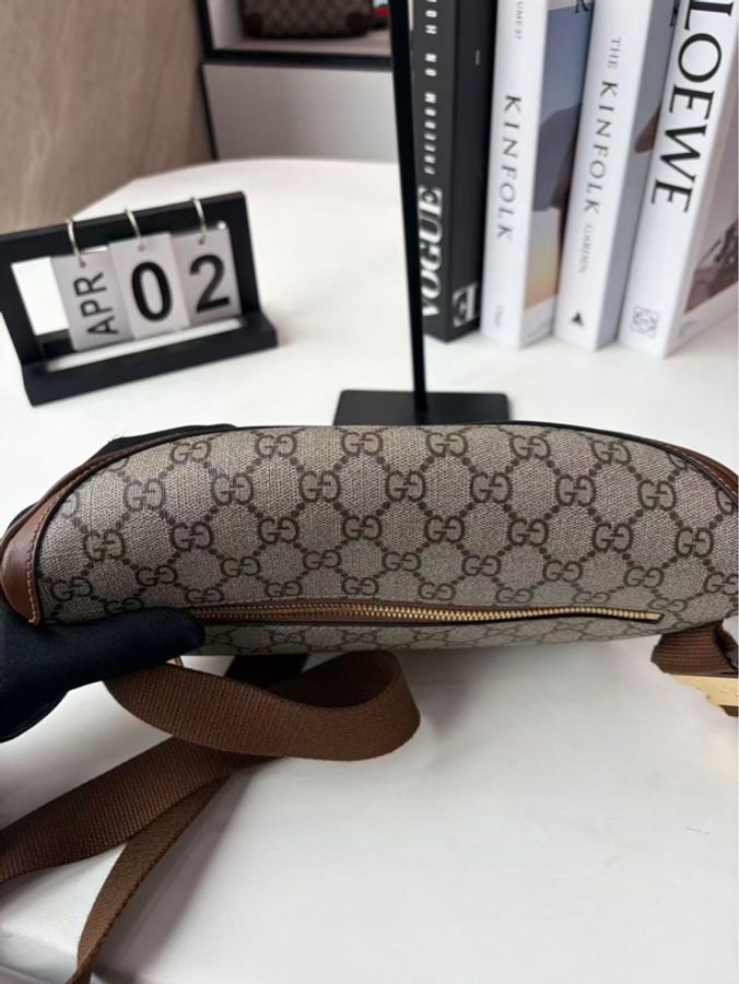 GUCCI古馳 retro系列老花腰包-4