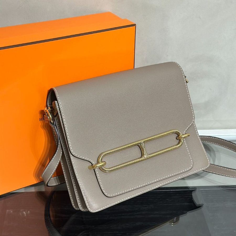 HERMES Roulis 23 - Etoupe 18 大象灰金 C-3