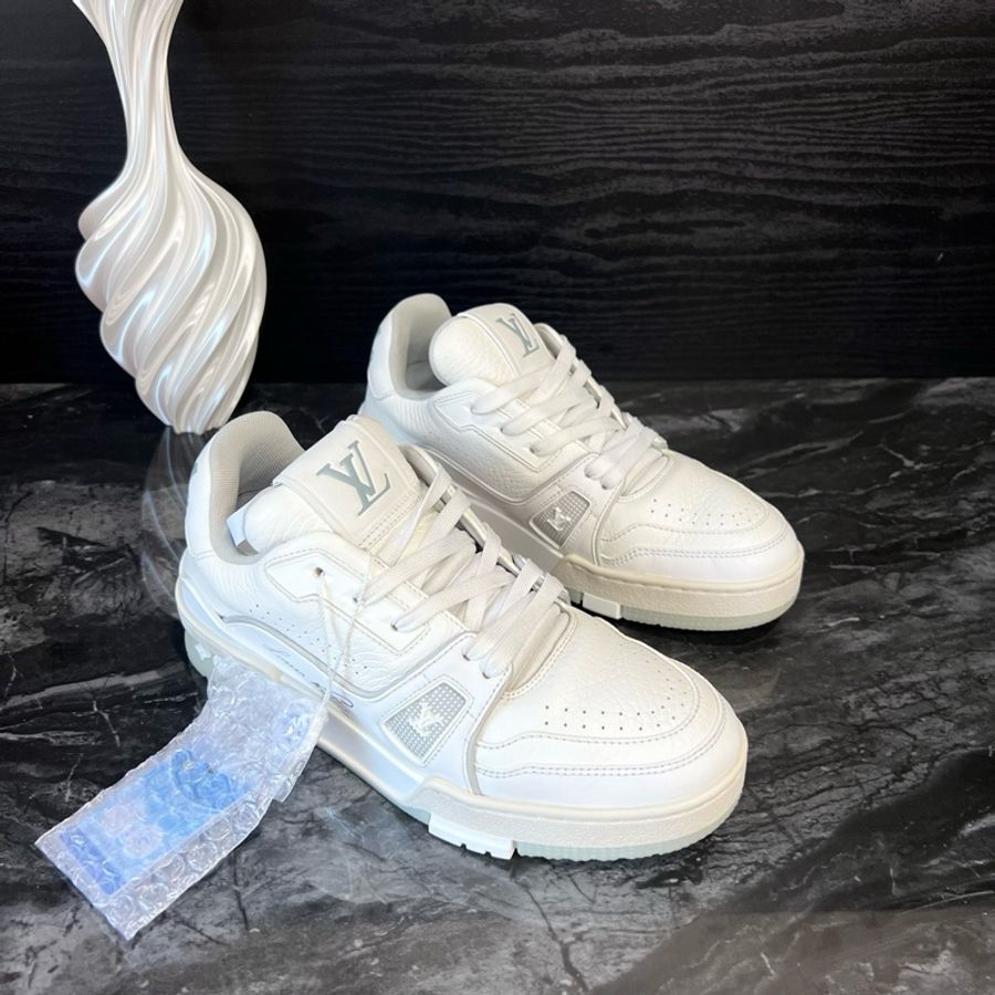 Louis Vuitton路易威登白水泥拼接Trainer板鞋 36碼 95新-2