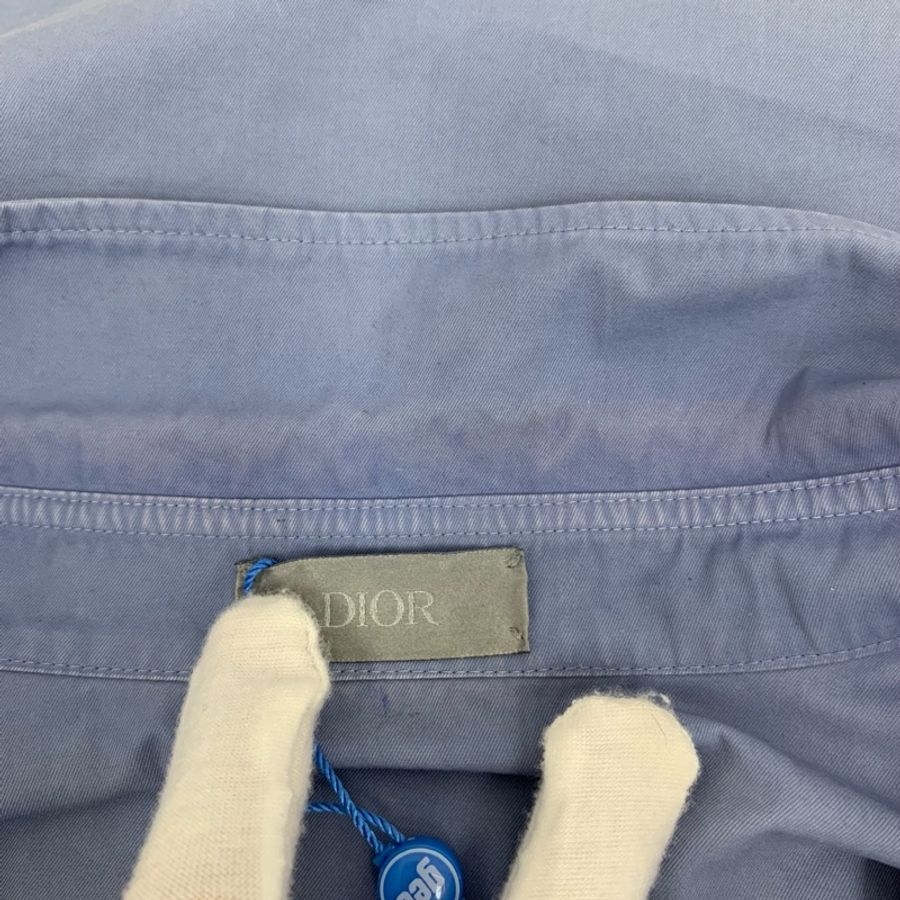 Dior 蓝色长袖衬衫 40码-8