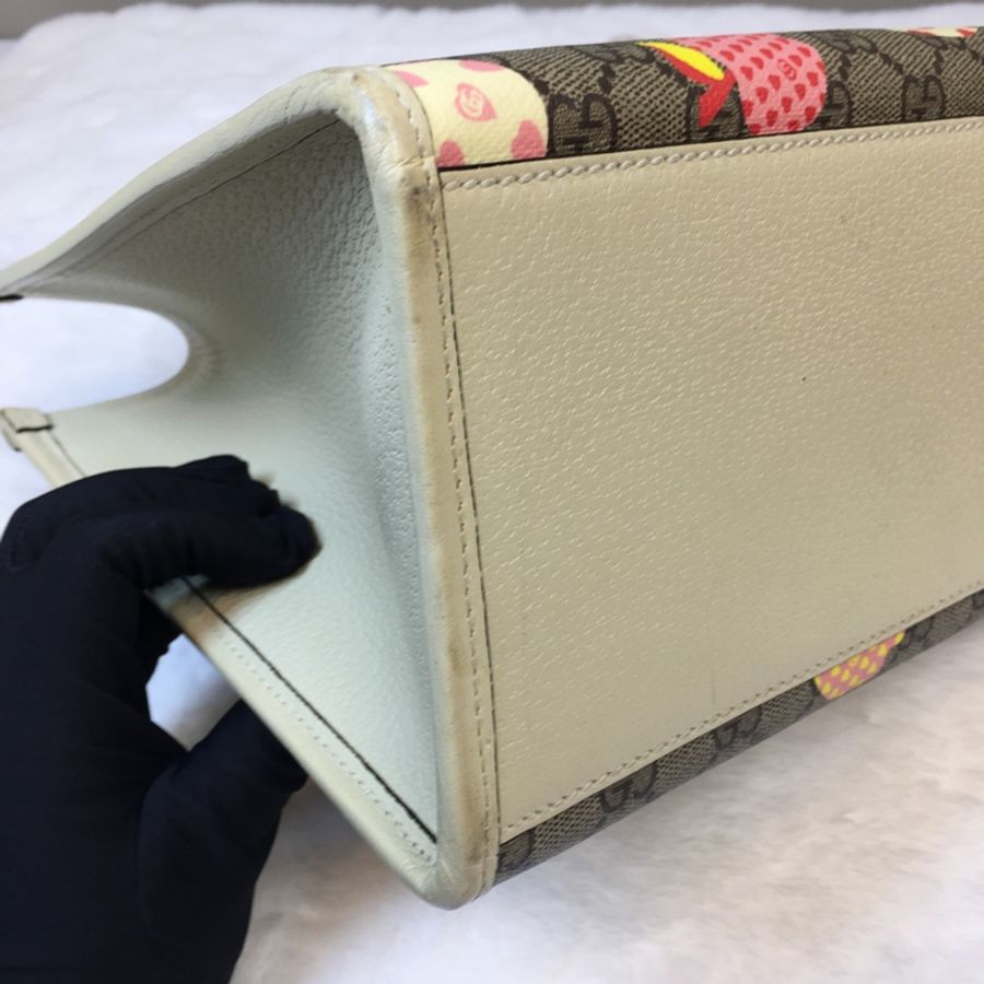 GUCCI 情人節限定蘋果愛心小號托特包 寬26cm × 高22cm × 厚11cm-8