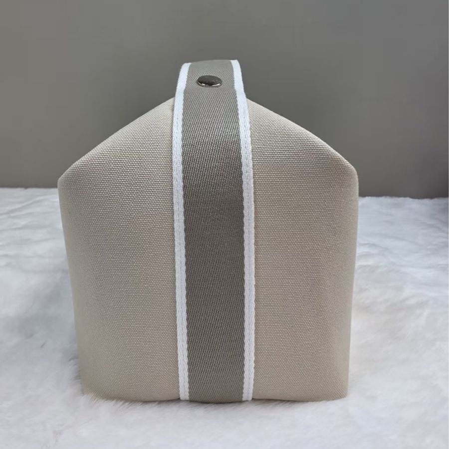 HERMÈS愛馬仕 帆布飯盒包 26×16×12cm-4