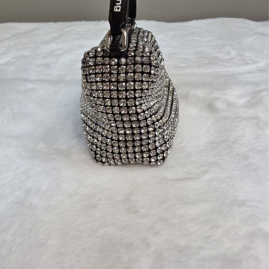 ALEXANDER WANG亞歷山大·王 滿鑽小方筒包 18×9×7cm-2