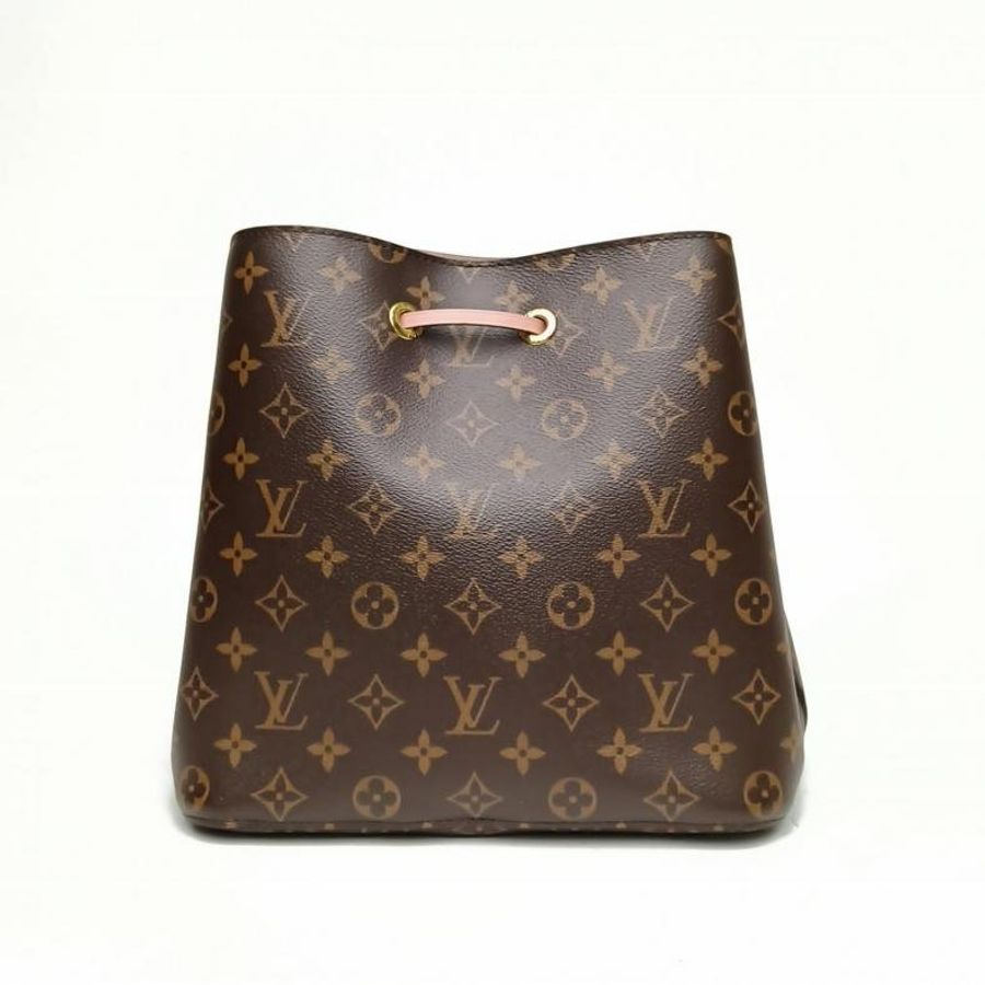 LOUIS VUITTON NÉONOÉ水桶包中號粉色內裏老花PVC金扣肩背包-2