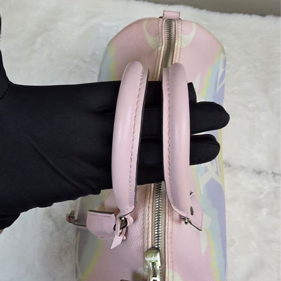 LOUIS VUITTON路易威登 Speedy25馬卡龍暈染限定款 25×19×15cm-11