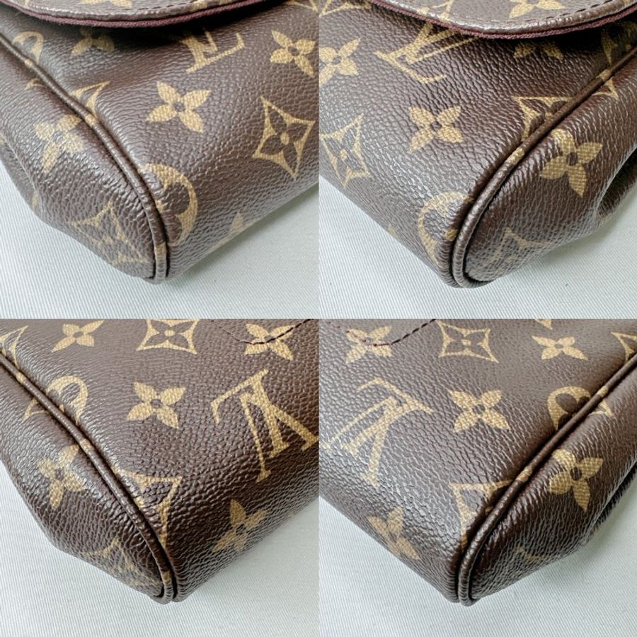 LV 全新Favorite MM老花斜背包-9