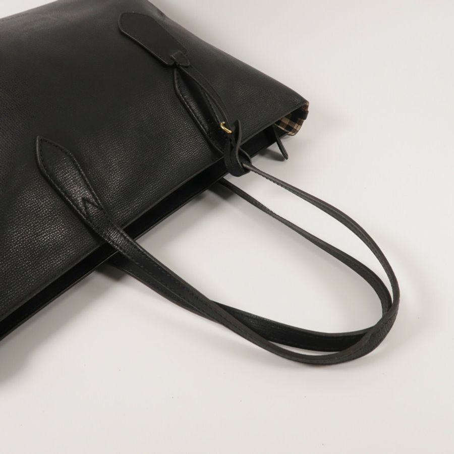 BURBERRY 牛皮皮革Tote Bag手挽袋-9