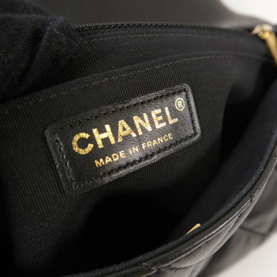 CHANEL 羊皮皮革Flap Bag鏈帶肩背袋-5