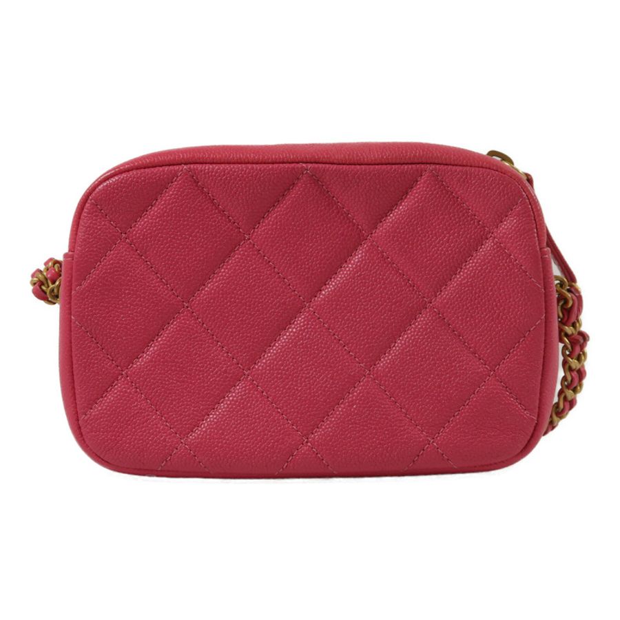 CHANEL 牛皮皮革Camera Bag鏈帶肩背袋-1