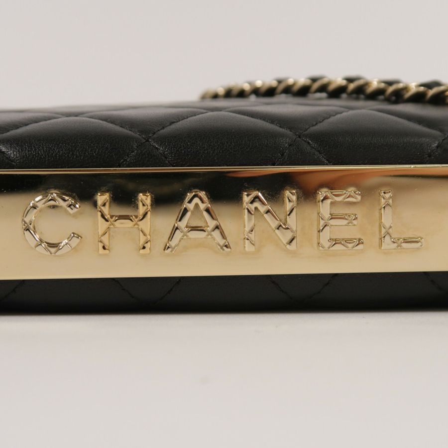 CHANEL 羊皮皮革Trendy CC鏈帶肩背袋-6