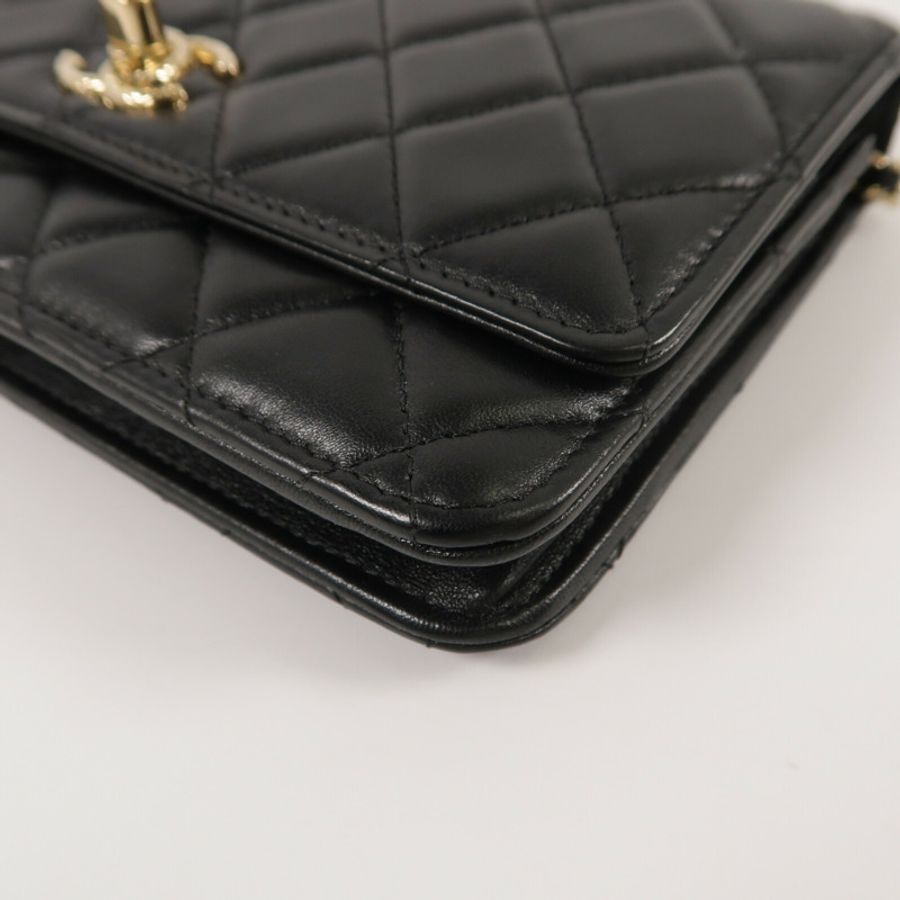 CHANEL 羊皮皮革Trendy CC鏈帶肩背袋-11