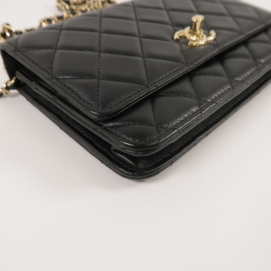 CHANEL 羊皮皮革Trendy CC鏈帶肩背袋-12