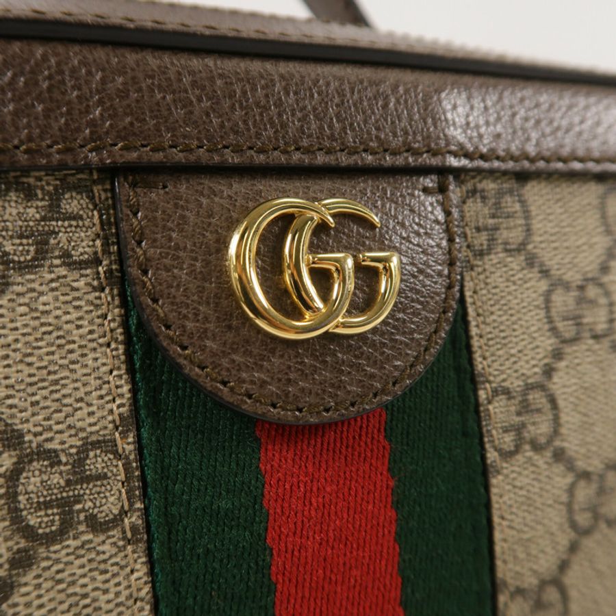 GUCCI 塗層帆布Ophidia GG Supreme肩背袋-5