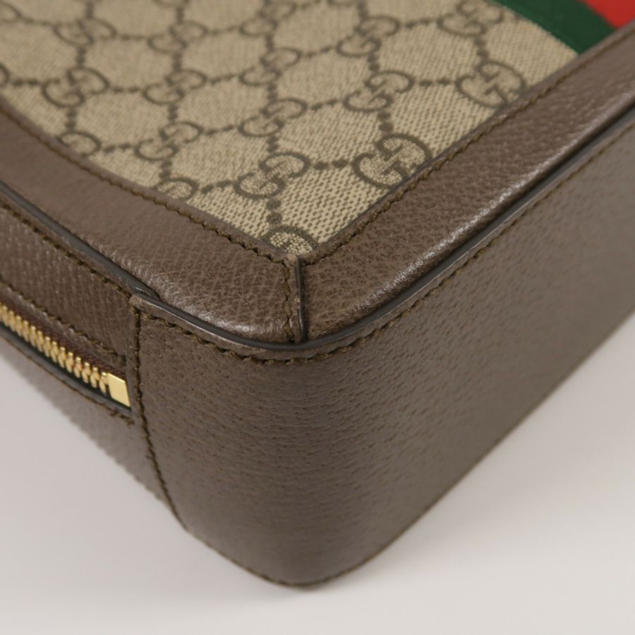 GUCCI 塗層帆布Ophidia GG Supreme肩背袋-11