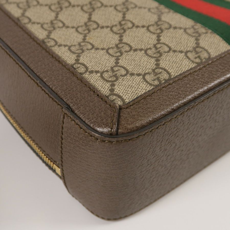 GUCCI 塗層帆布Ophidia GG Supreme肩背袋-13