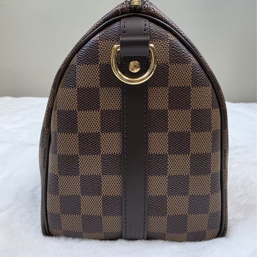 LOUIS VUITTON路易威登 Speedy25棕格棋盤紋款 25×19×15cm-4
