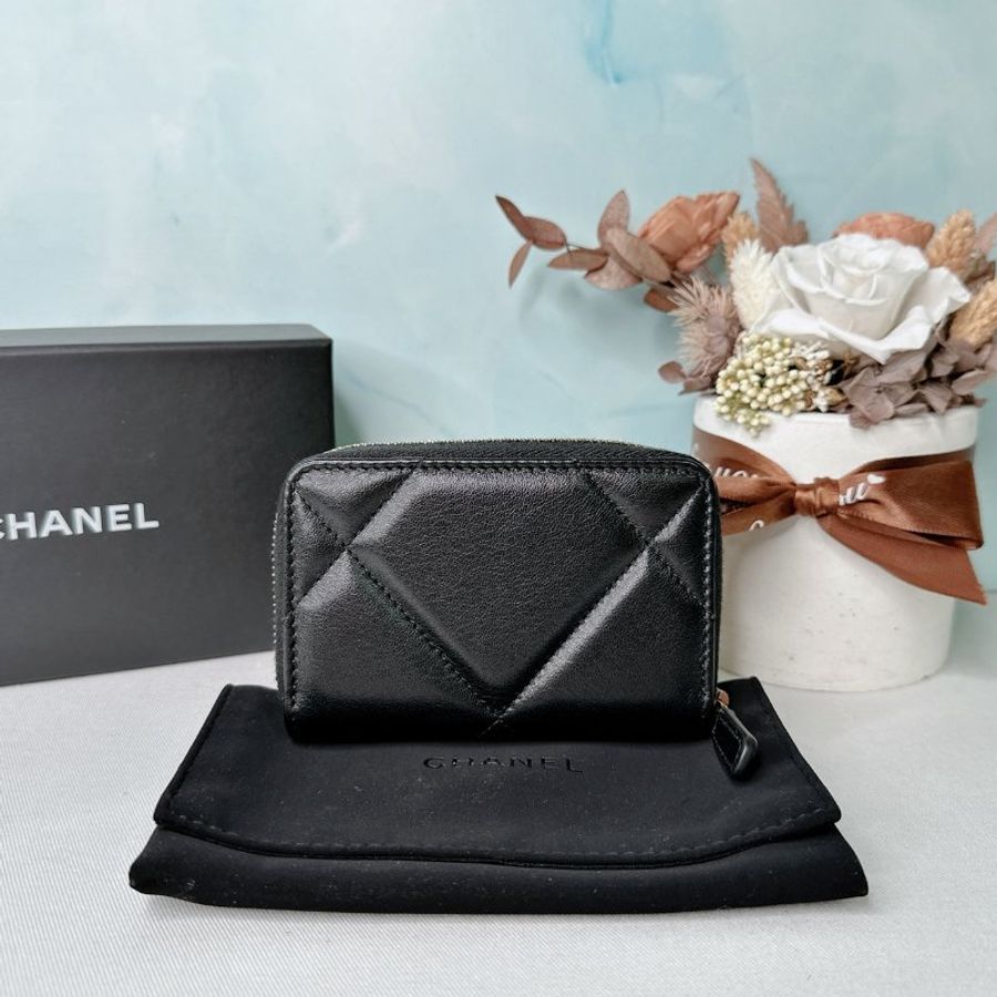 CHANEL 19拉鍊零錢包-1