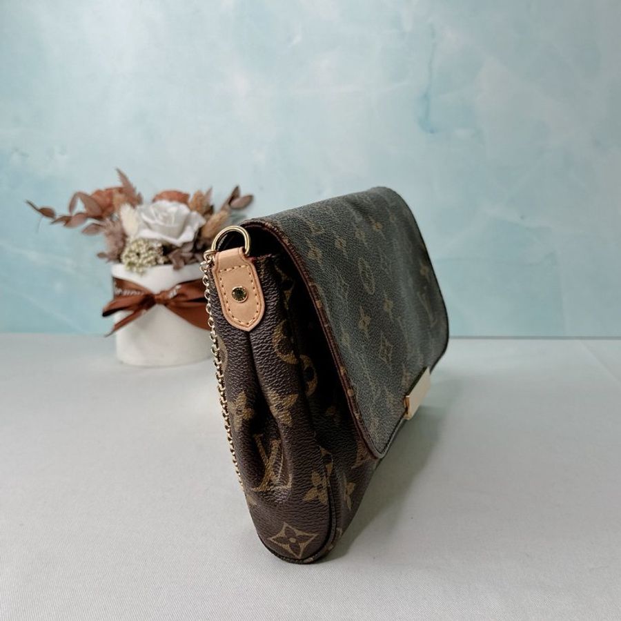 LV 全新Favorite老花斜背包】-3