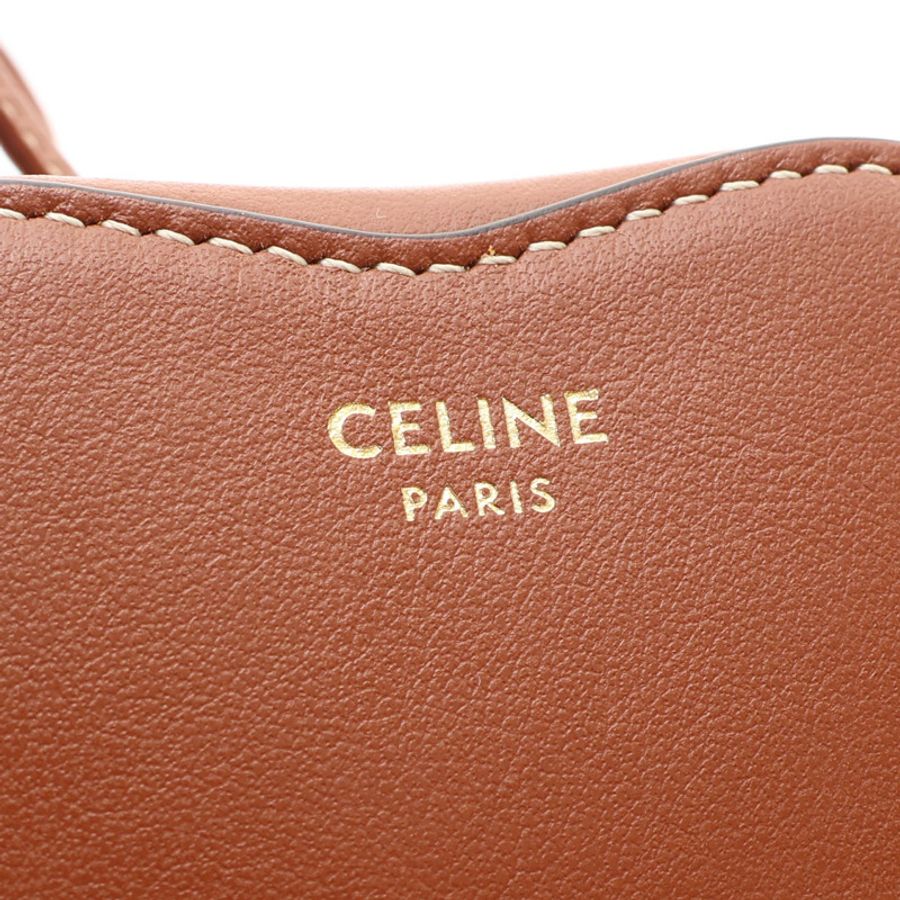 棕色 牛皮 Micro Heart Crossbody 肩背包【CELINE 賽琳】 10J113DZW.04LU-3