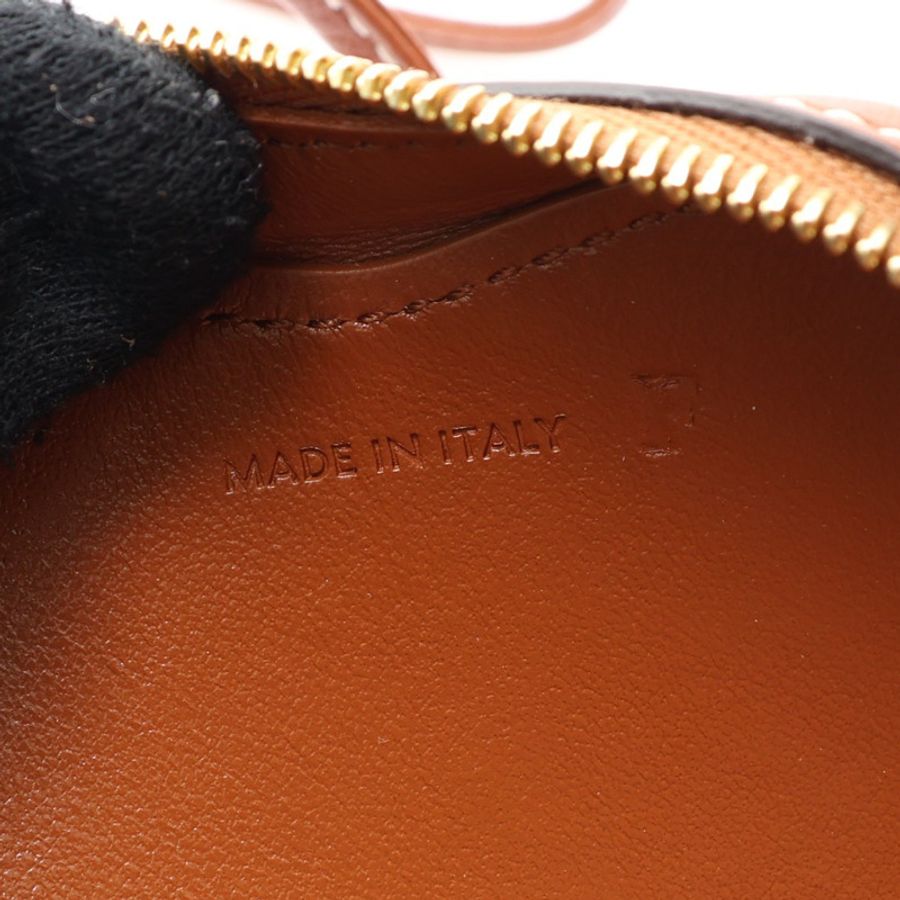 棕色 牛皮 Micro Heart Crossbody 肩背包【CELINE 賽琳】 10J113DZW.04LU-4