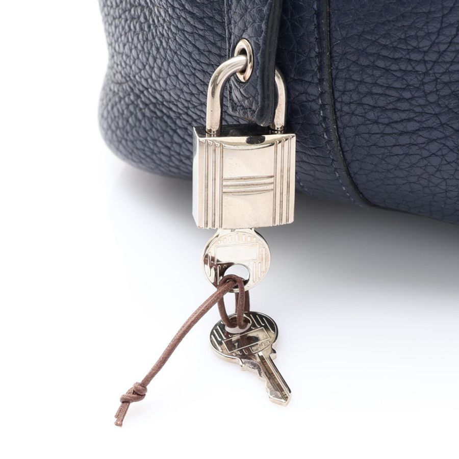 玫瑰紫/午夜藍 TC/swift牛皮 Picotin Lock 18 手提包 A刻 銀扣【HERMES 愛馬仕】 H069560CK-6