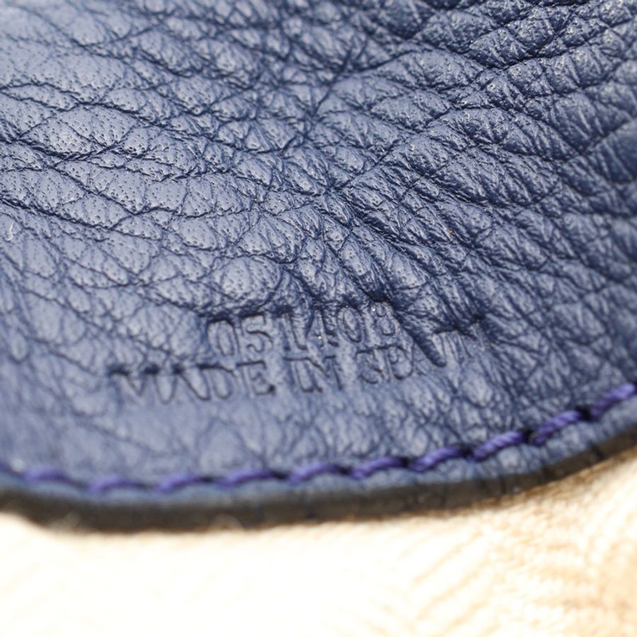 深藍色 牛皮 Flamenco 肩背包【LOEWE 羅威】-5
