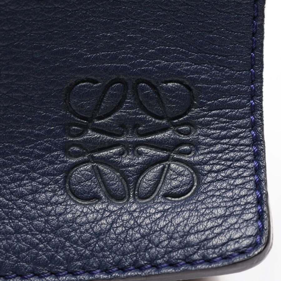 深藍色 牛皮 Flamenco 肩背包【LOEWE 羅威】-6