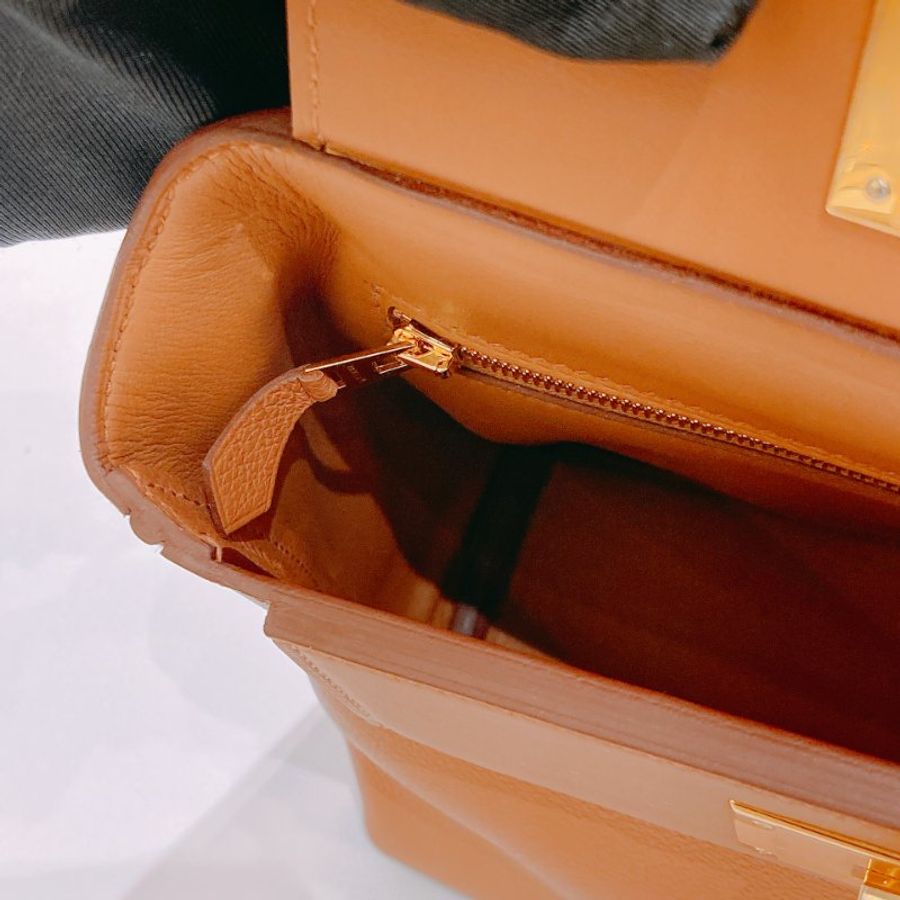TW4884 Hermes 愛馬仕 金棕色 金金 24/24-21 Evercolor/Veau Swift Gold x GHW #Stamp K-15