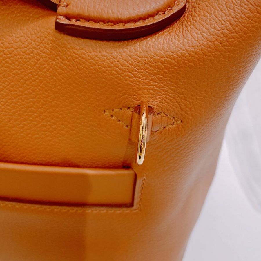 TW4884 Hermes 愛馬仕 金棕色 金金 24/24-21 Evercolor/Veau Swift Gold x GHW #Stamp K-19